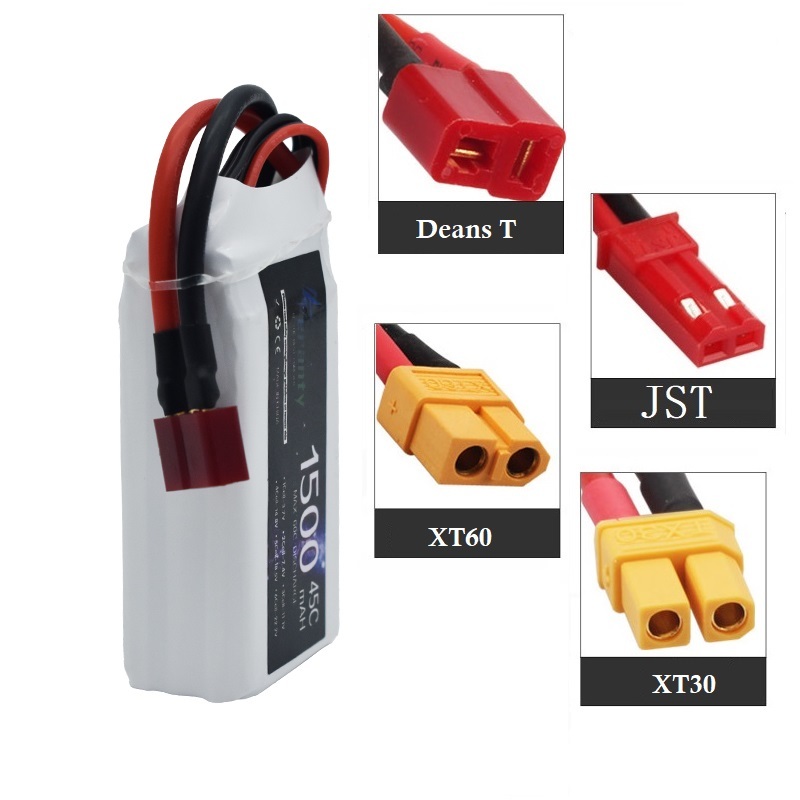 3S 11.1V Lipo baterai Deans XT - Drone Battery 3S ulasan dan harga