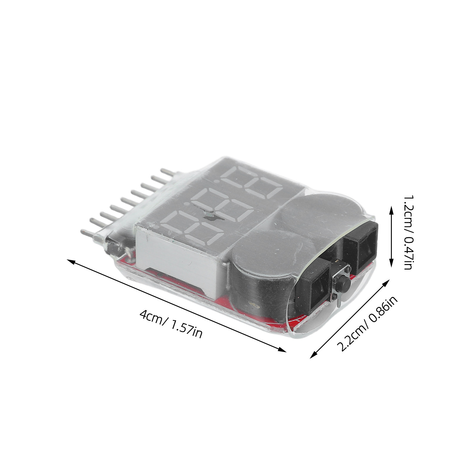 2Pcs Penguji Baterai Rc Penguj - Drone Battery Voltage Checker ulasan dan harga